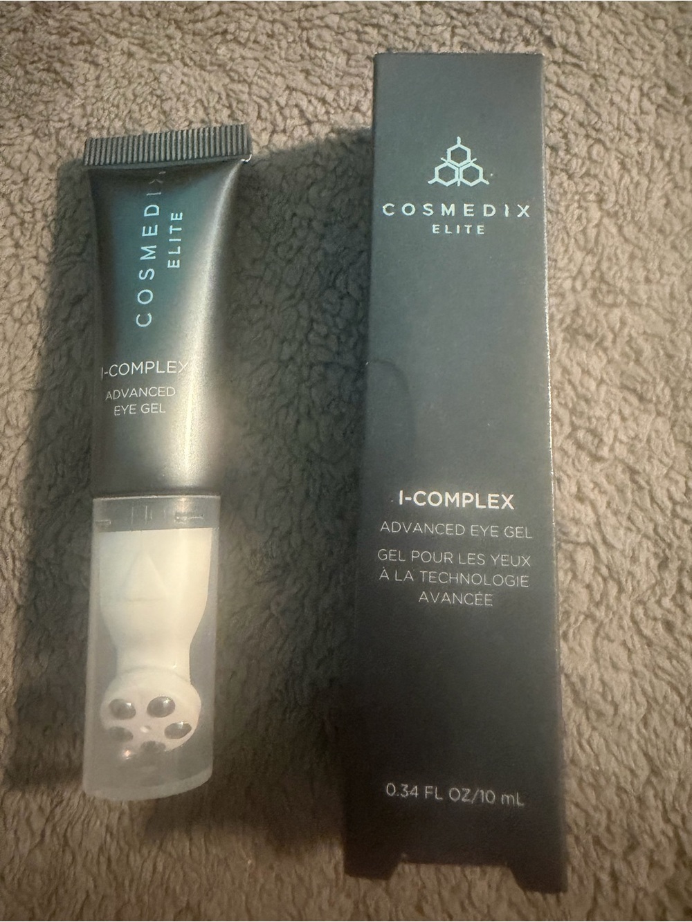 Cosmedix I-COMPLEX Advanced Eye Gel 0.34oz / 10ml-Brand New-MSRP $151